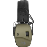 Наушники активные SHOTTIME 44 ARMY GREEN NRR 22 (оголовье кожа-ткань, амбушюры гелевые) EST-44G